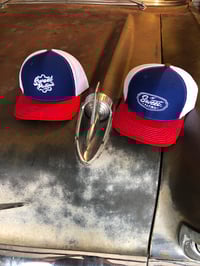 Image 1 of Red, White and Blue trucker hat 