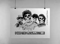 Image 3 of The Stone Roses  - I am the resurrection skulls Art print.