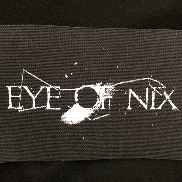 Image of Eye of Nix Silkscreened Canvas Patch (Broken Press design)