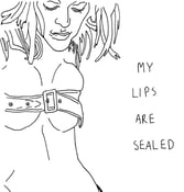 Image of my lips are sealed tee - Tommy Eugene Higson