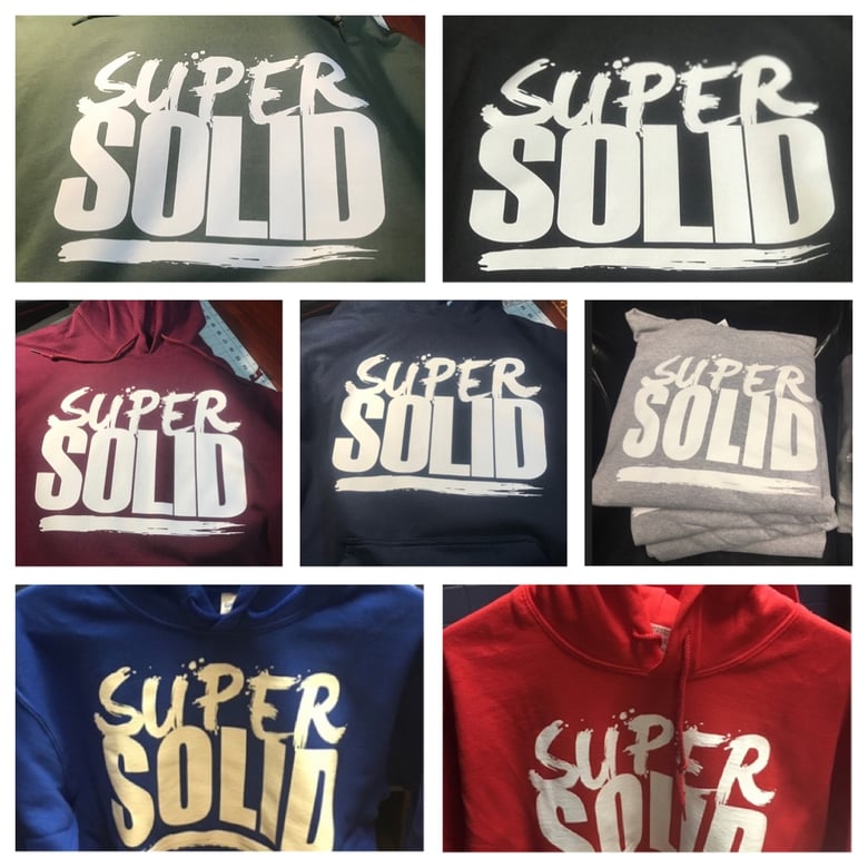 Image of Super Solid Hoodies 4XL-5XL