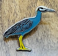 Image 2 of Yellow-crowned Night Heron - No.21 - Bird Pin Group Series