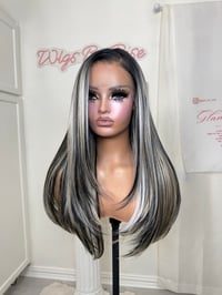 Image 2 of Edgy black highlights luxury (ready to ship) 