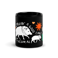 Image 6 of “Javin’ a good time” Black Mug