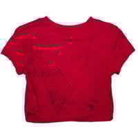 Image 2 of “VAMP GIRL” Custom Hand Painted Baby Tee MEDIUM