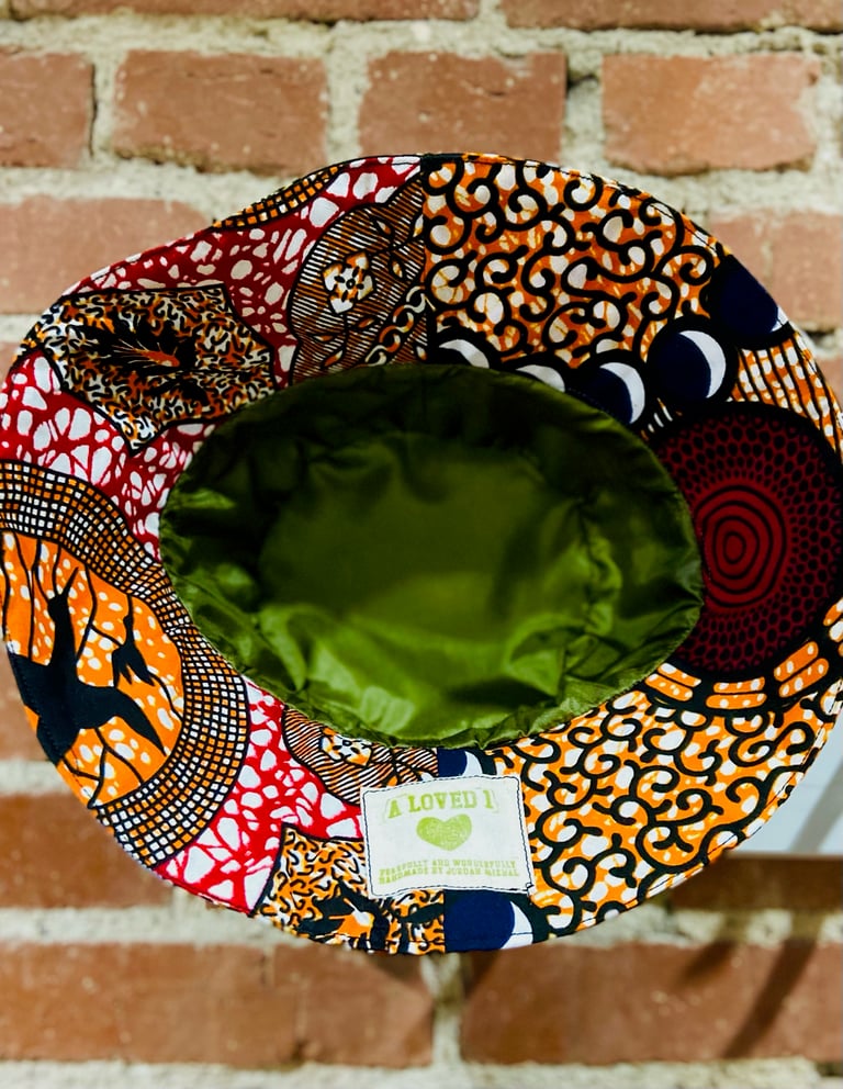 Patchwork Bucket Hat, Festival Bucket Hat, African Print