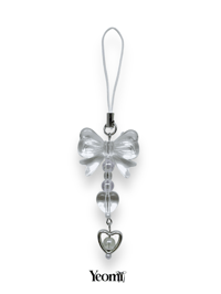 Bow charm heart