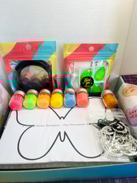 Image 1 of Neon Green Beading Butterfly Kit 