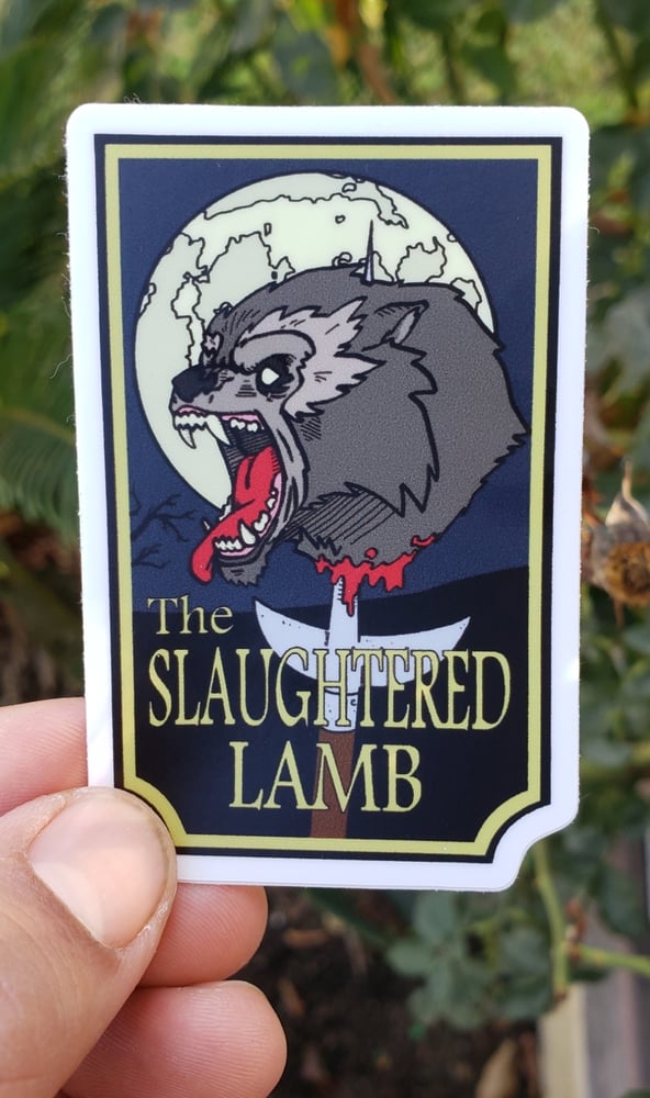 Image of The Slaughtered Lamb sticker