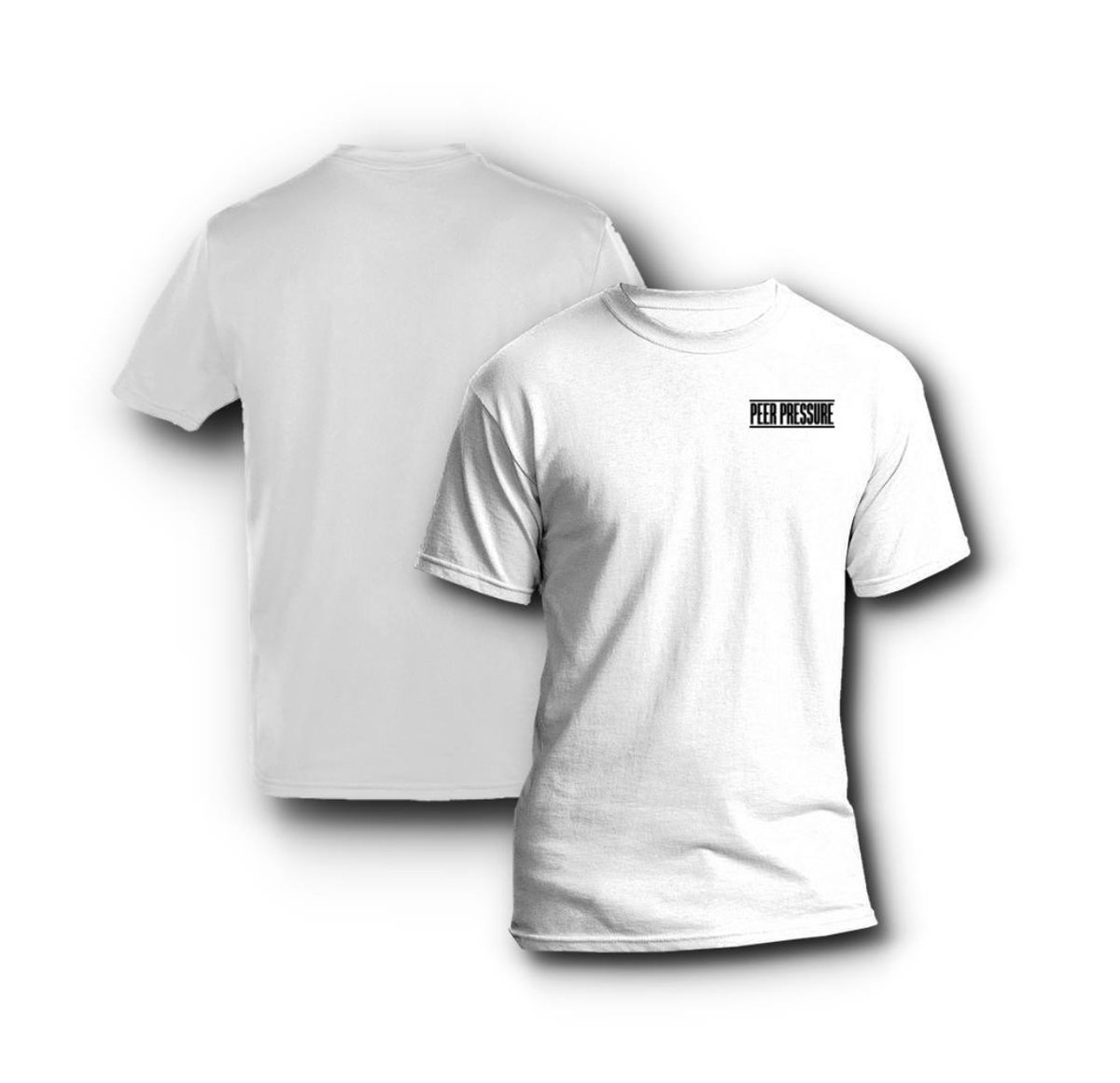 Image of Plain White Logo T-Shirt 