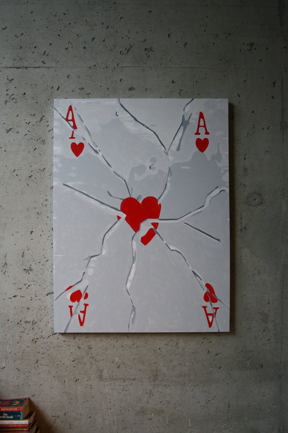 Image of Shattered Ace of Hearts