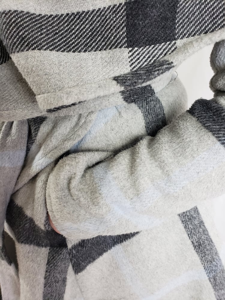 Image of Keep Me Warm Plaid Sweater (Gray)