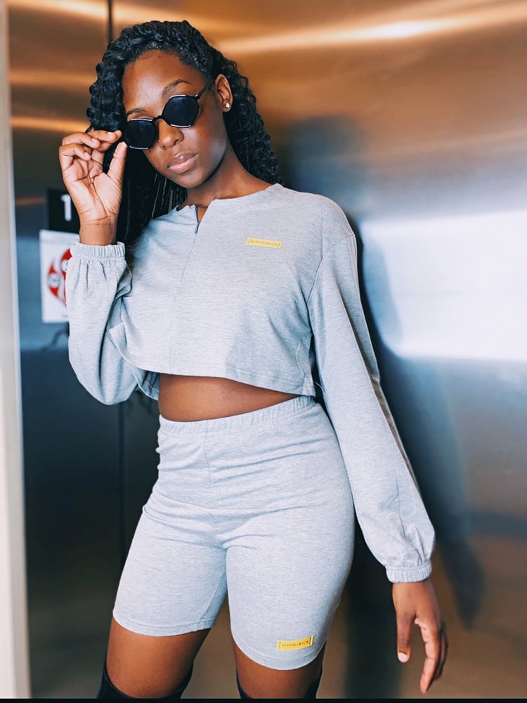 Image of Women’s Cool Grey Matching Set