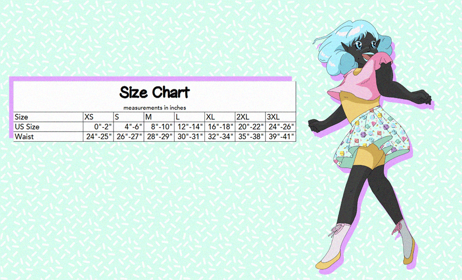 Image of PASTEL Let's Roll Mini Skirt - PRE-ORDER