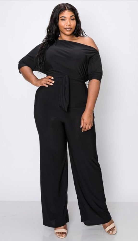 Image of Magenta Jumpsuit 