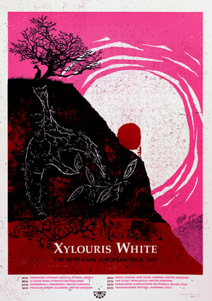 Image of XYLOURIS WHITE “The Sisypheans” EU Tour Poster