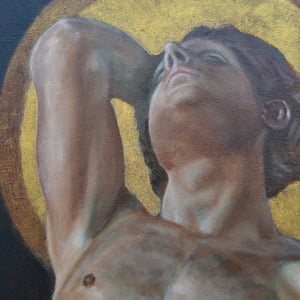 Image of Huge Painting, 'St Sebastian,' John Bartlett