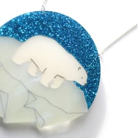 Image 2 of Polar Bear Necklace or Brooch 