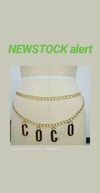 Coco chain belt 