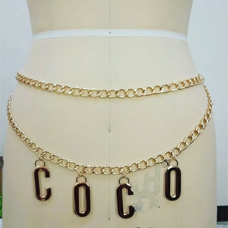 Coco chain belt 