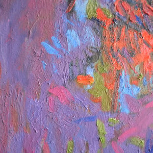 Image of Contemporary Impressionist Painting, 'Magenta Sunset,' Alexandr Petelin