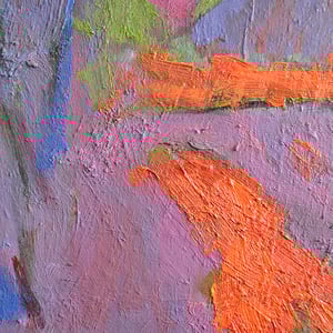 Image of Contemporary Impressionist Painting, 'Magenta Sunset,' Alexandr Petelin