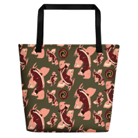 Image 1 of COY KOI TOTE BEACH BAG