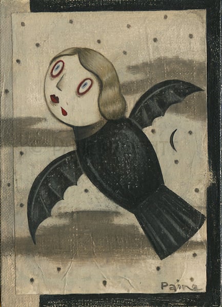 Image of Gothic - Flying Vampire Girl