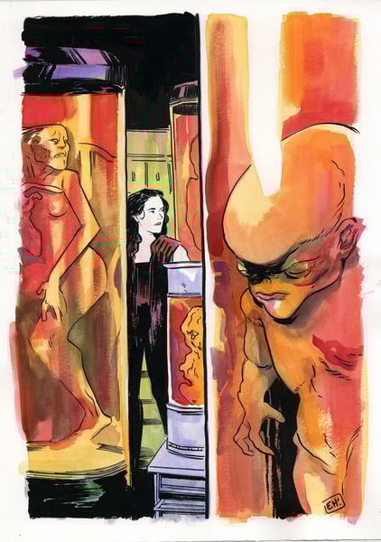 Image of 90s Movies Inktober: Alien Resurrection