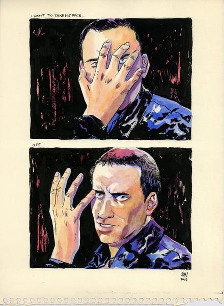 Image of 90s Movies Inktober: Face/Off