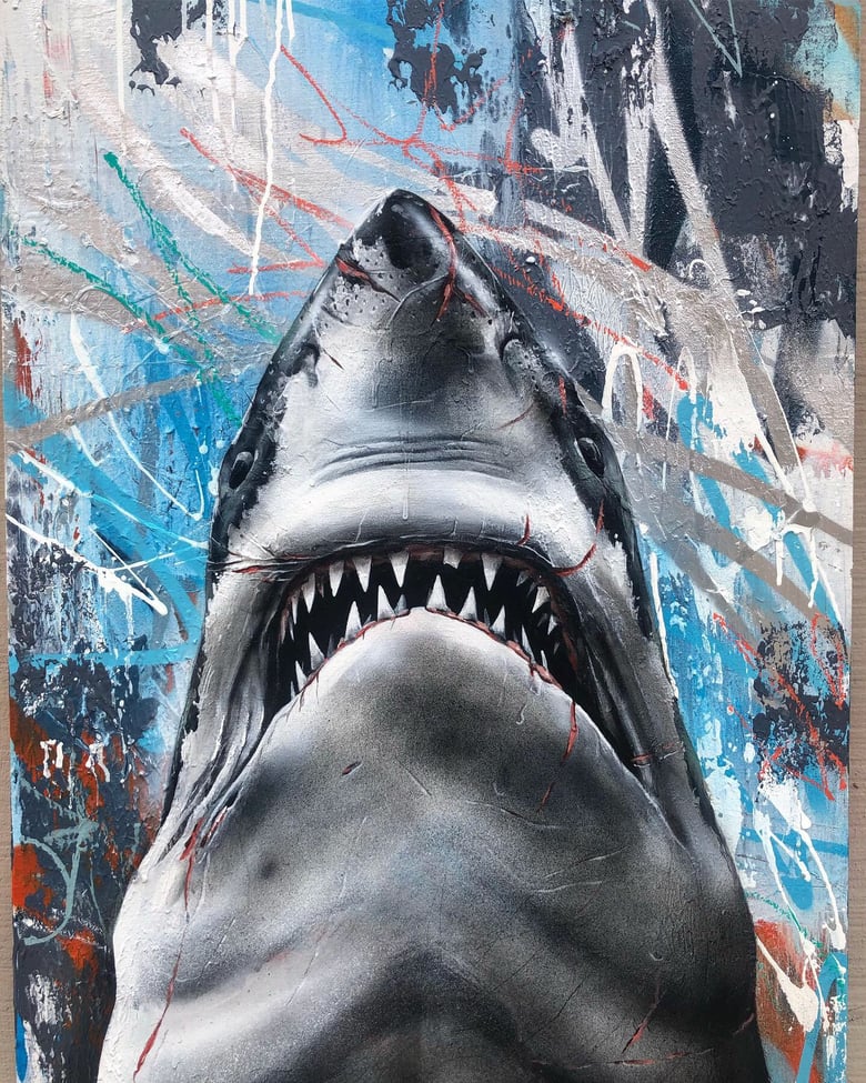 Image of "JAWS" print