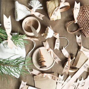 Image of 24 RUBANS NUMÉROTÉS pour calendrier de l'Avent