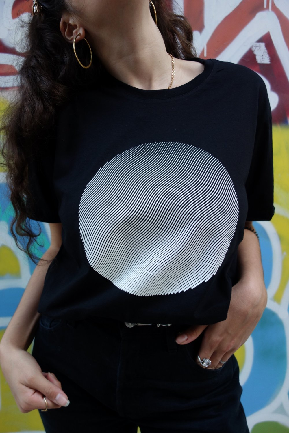 Oscillation / silkscreen t-shirt