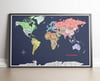 World Map Poster (Miller Cylindrical)