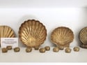 Small Solid Brass Shell Dish 