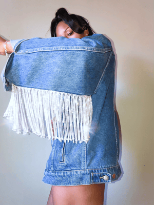 Image of DENIM LABEL© 'DETERMINED' DENIM JACKET