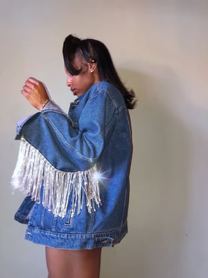 Image of DENIM LABEL© 'DETERMINED' DENIM JACKET