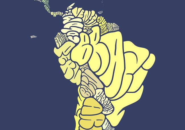 World Map Poster - Miller Cylindrical