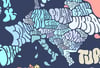 World Map Poster (Miller Cylindrical)