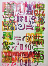 Image 1 of One-off Typo Poster #1-024