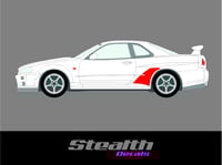Image 2 of R34 GTR Skyline Stone Guard protection film
