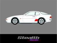 Image 2 of Porsche 944 Stone Guard Chip Protection film x2