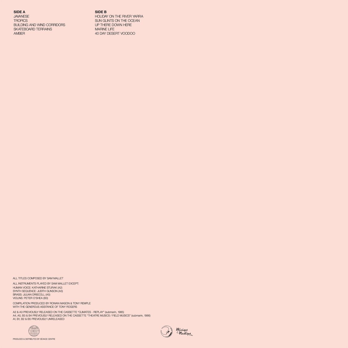 Image of (MP006/RD01) Sam Mallet - Wetlands LP