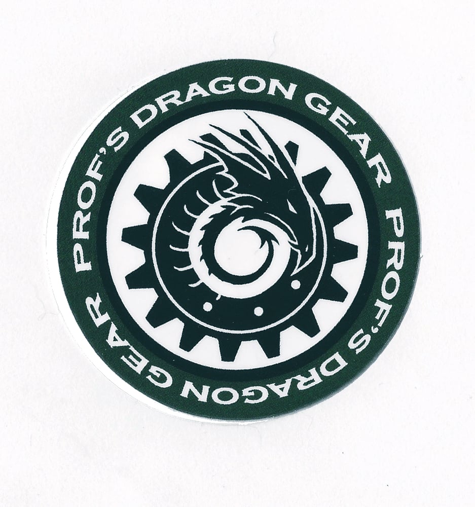 Image of Prof's Dragon Gear logosticker
