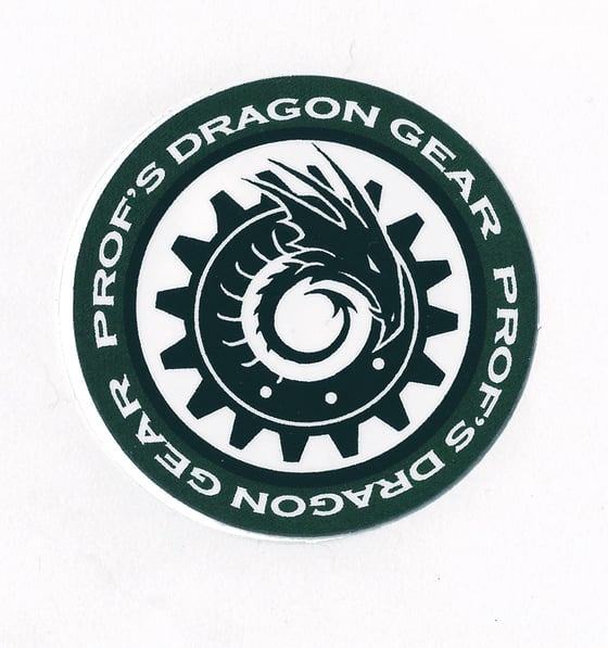Image of Prof's Dragon Gear logosticker
