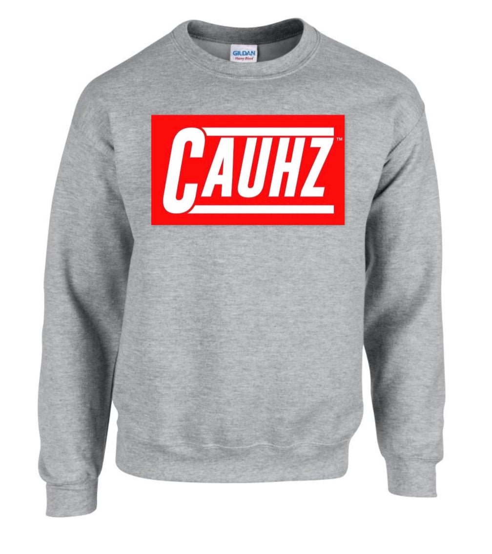 (Heather Cauhz™ United All Cauhz™ Grey) | Crewneck Zoos™) Sweatshirt (Cultures Harmonizing