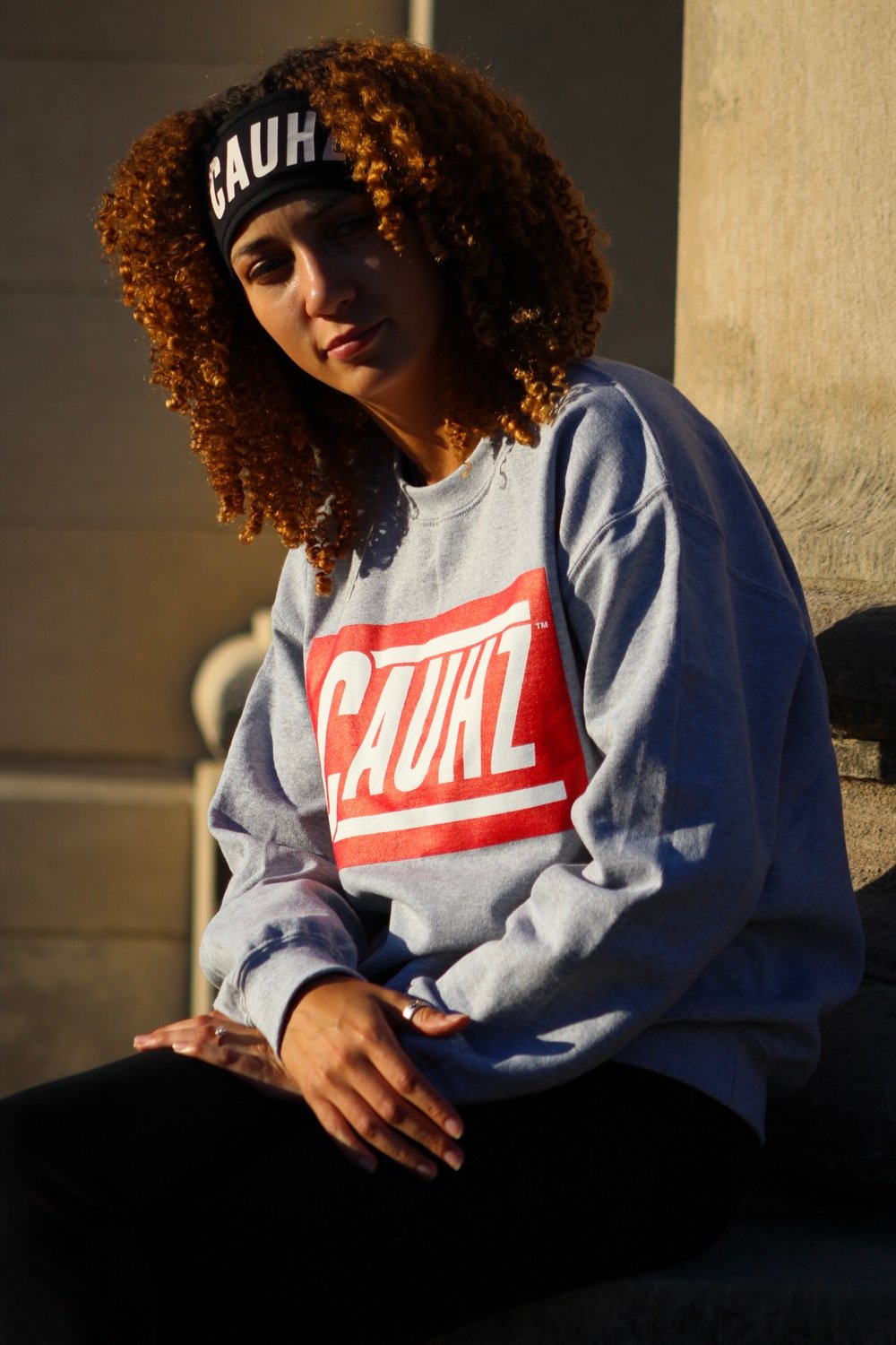 Cauhz™ (Heather Grey) Crewneck Sweatshirt