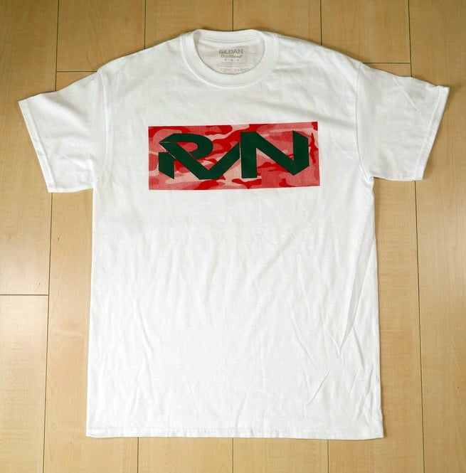 Image of Tonal Red Camo/Gray RVN Logo Tee