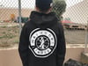 Anti-4/4 zip-up hoodie (black)