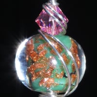 Image 2 of Ruby in Fuchsite Handmade Pendant 